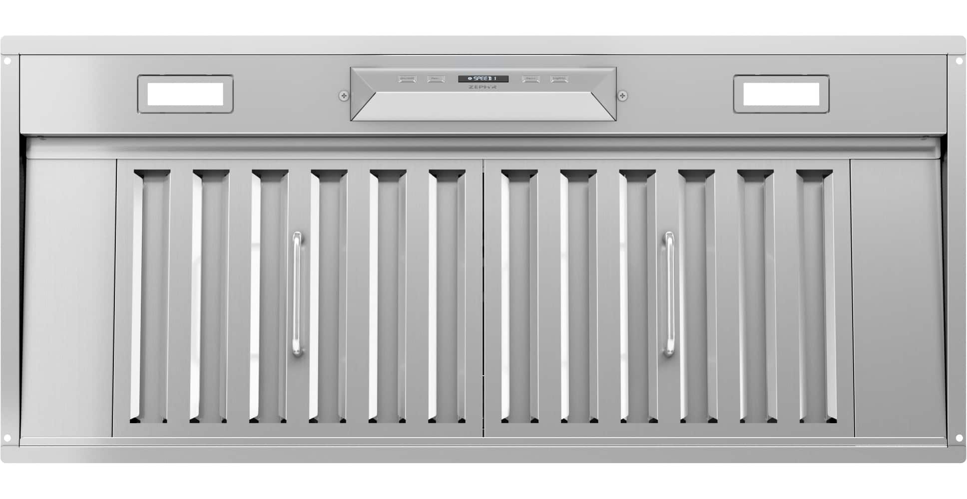 Zephyr - 34 inches - Externally Vented - Range Hood Insert - Stainless Steel - Front_Zoom