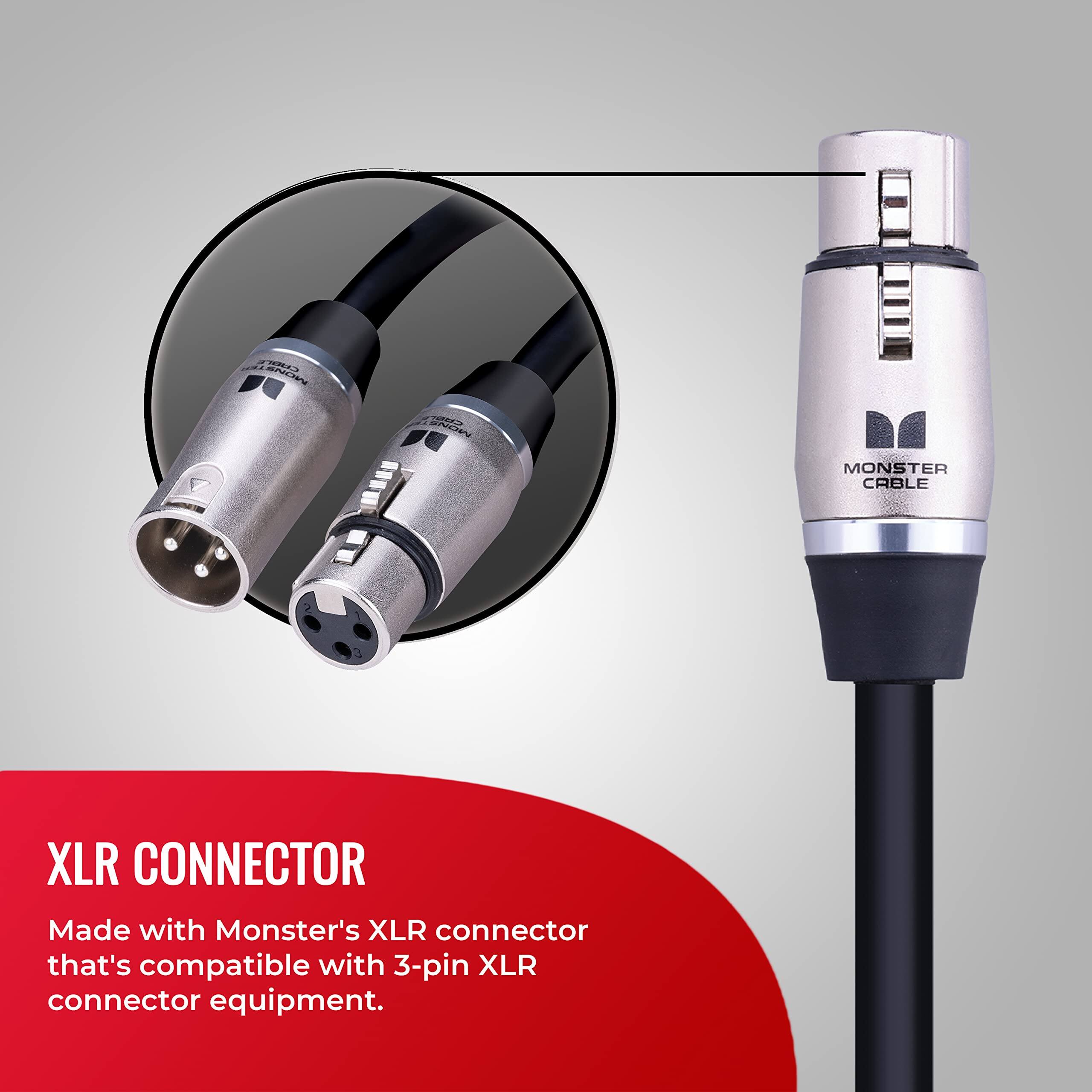 CME ENOWY - XLR CONNECTOR  
Made with Monster's XLR connector that's compatible with 3-pin XLR connector equipment.