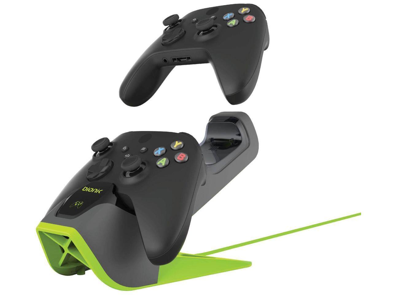 Alt View 1. Bionik - Bionik Power Stand for Xbox Series X/S: Dual Charge Dock with 2 Batteries & Adapter (BNK-9070) - Multicolor.