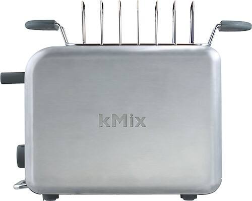 Front Standard. DeLonghi - kMix 2-Slice Toaster - Stainless-Steel.