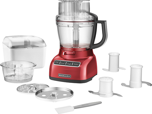KitchenAid KFP1333ER Empire Red 13-Cup Food Processor with ExactSlice  System 
