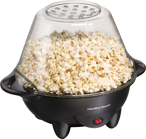 Best Buy: Hamilton Beach 20-Cup Hot Oil Popcorn Popper Black 73300