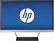 Front. HP - Pavilion 23" IPS LED HD Monitor - Jet Black/Natural Silver.