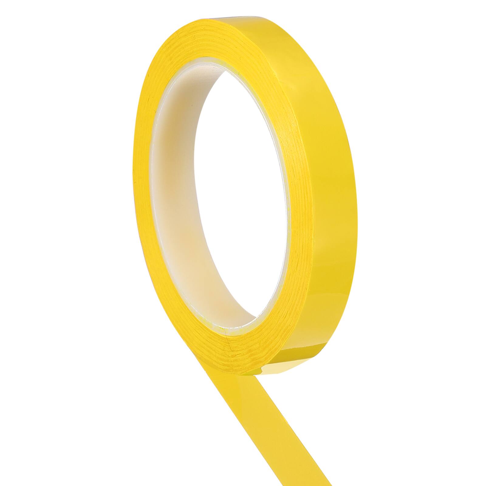 Front. Unique Bargains - 1 Roll Whiteboard Tape, 0.6in x 72yds Thin Dry Erase Board Grid Tape, Pinstripe Lines for Classroom, Office Use - Dark Yellow.