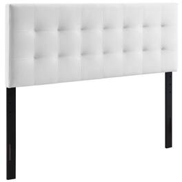 Lily Biscuit Tufted Performance Velvet Full Headboard by Modway - White