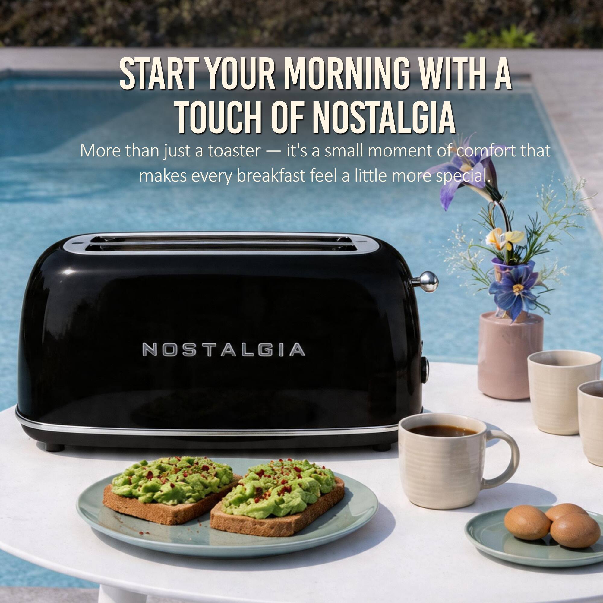 START YOUR MORNING WITH A TOUCH OF NOSTALGIA

More than just a toaster — it's a small moment of comfort that makes every breakfast feel a little more special.