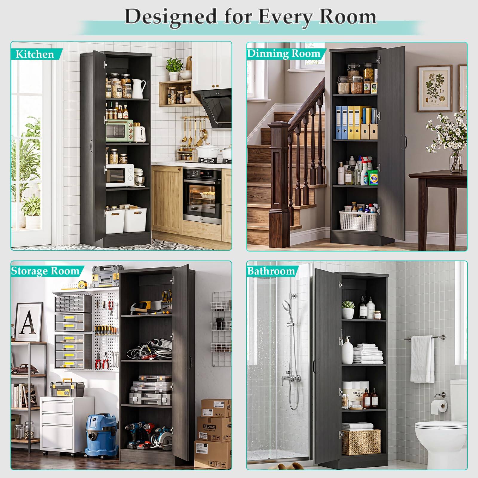 Designed for Every Room

Kitchen  
Dining Room  
Storage Room  
Bathroom  

A  
PREMIUM 1011  
HAL  
RAWAR