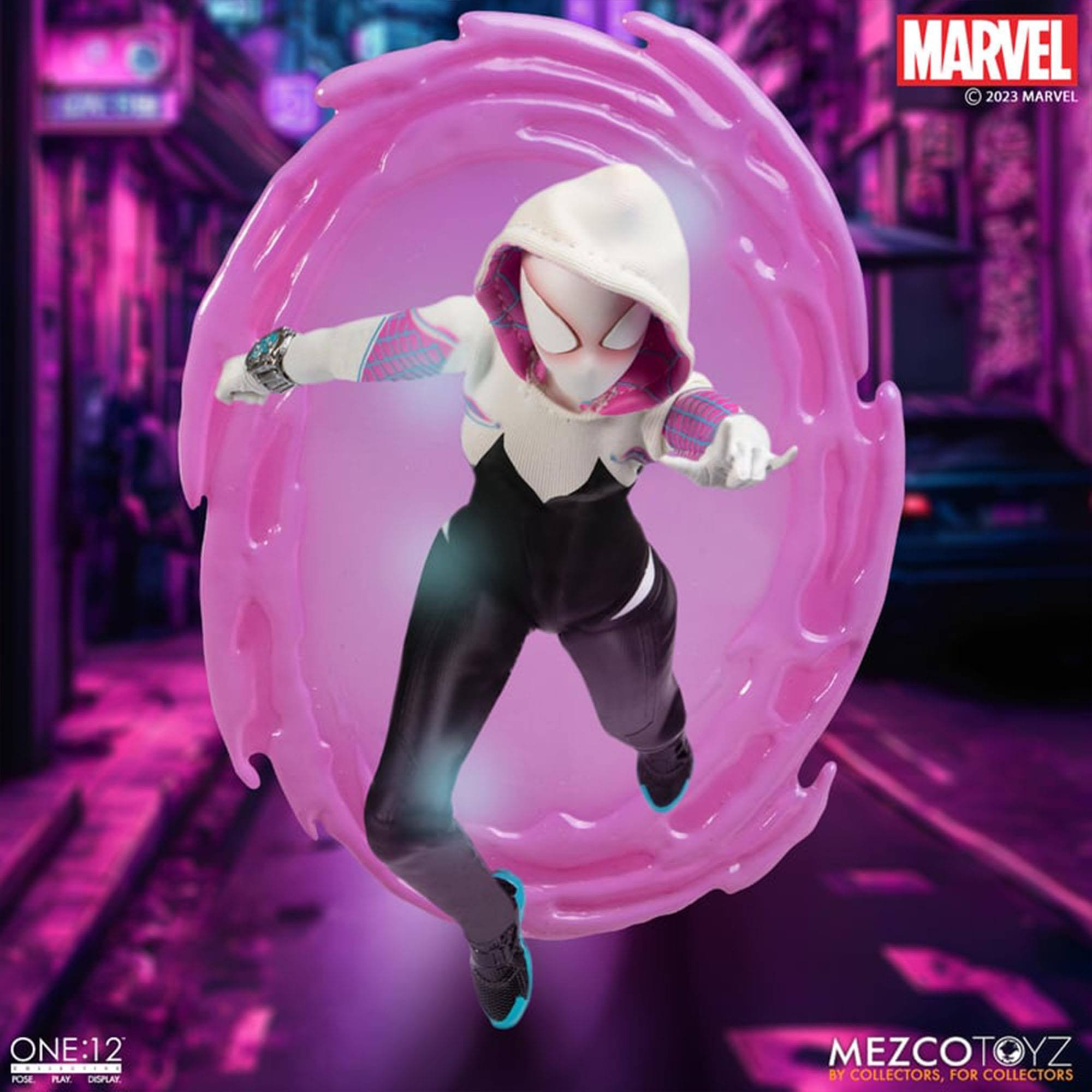 MARVEL 2023 MARVEL ONE:12 POSE PLANE DIPLANE MEZCOTOYZ BY COLLECTORS, FOR COLLECTORS