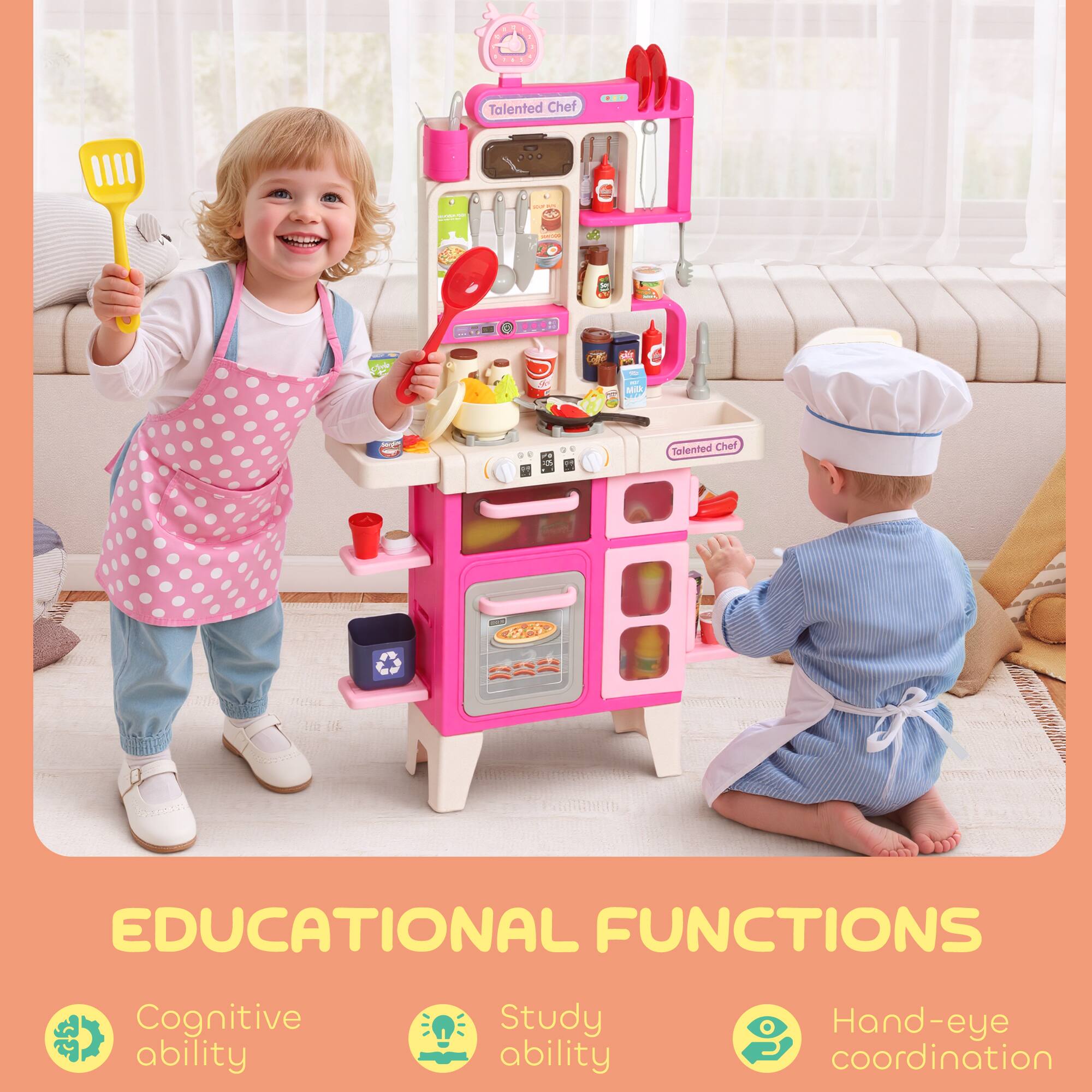 Talented Chef III

EDUCATIONAL FUNCTIONS
- Cognitive ability
- Study ability
- Hand-eye coordination