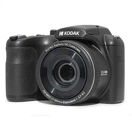 KODAK Aspheric HD PIXPRO Zoom Lens 25X
24-600mm (Equivalent)
1:3.7-6.2
25X WIDE