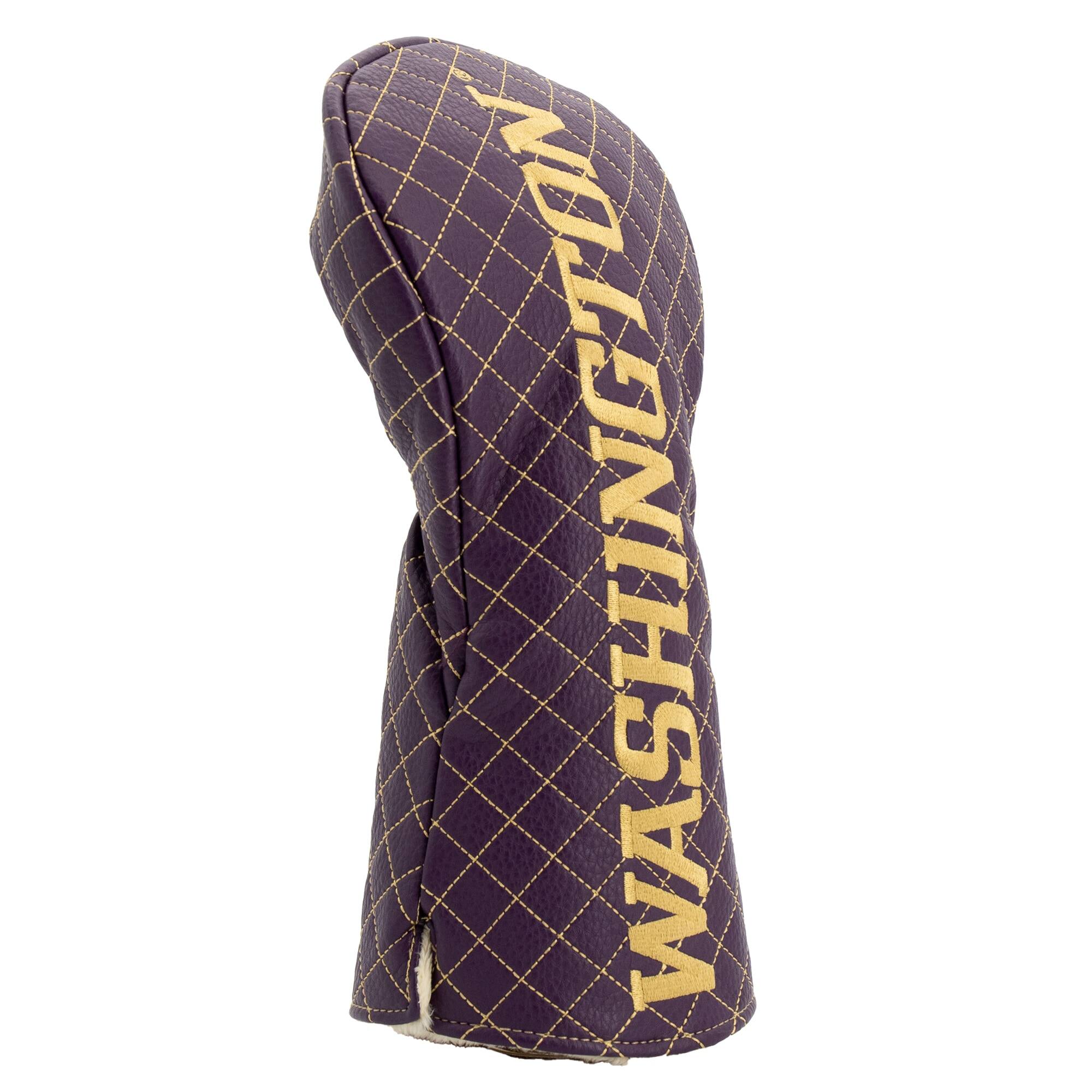 Alt View 2. Team Golf - Washington Huskies Quilted Driver Headcover - Multicolor.