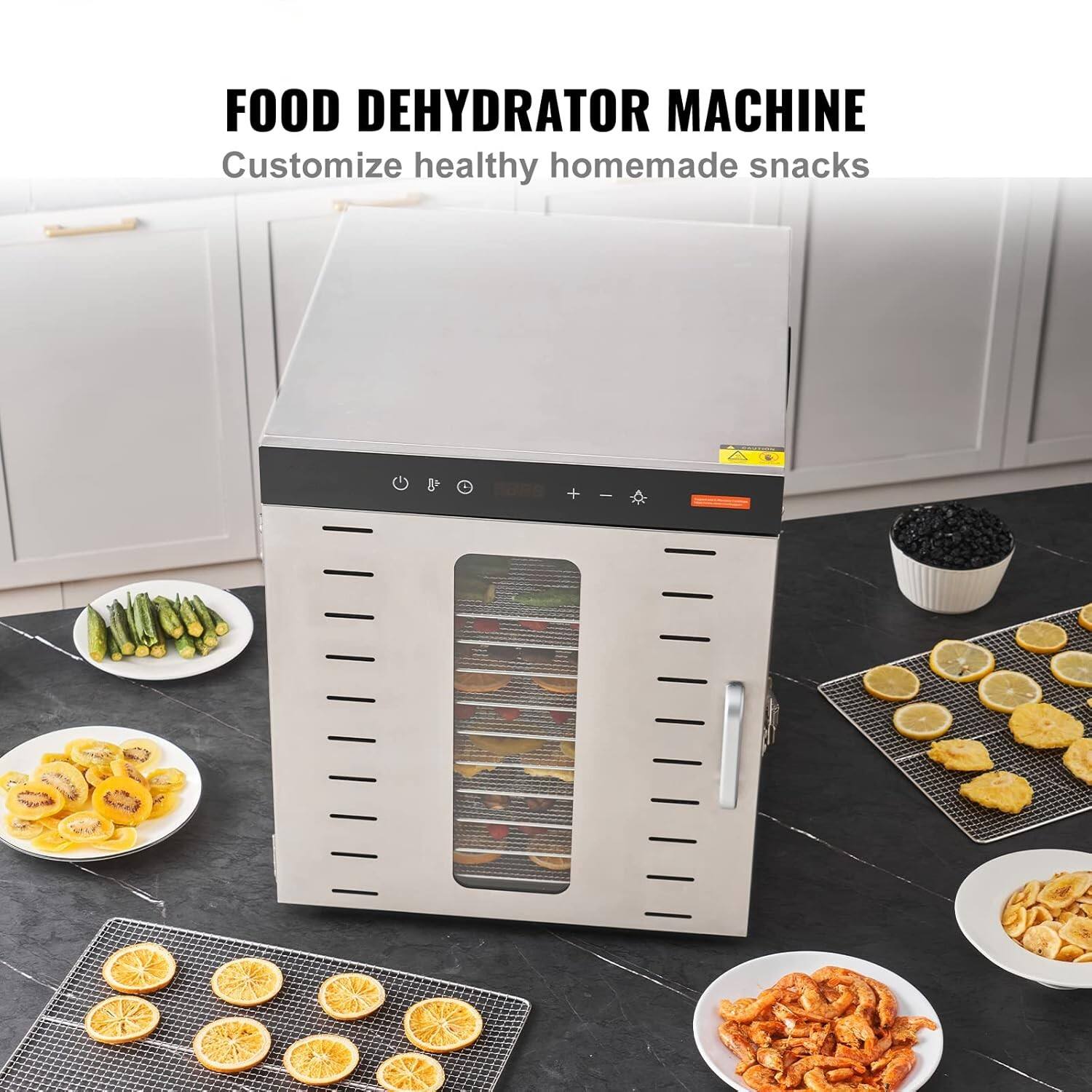 FOOD DEHYDRATOR MACHINE  
Customize healthy homemade snacks