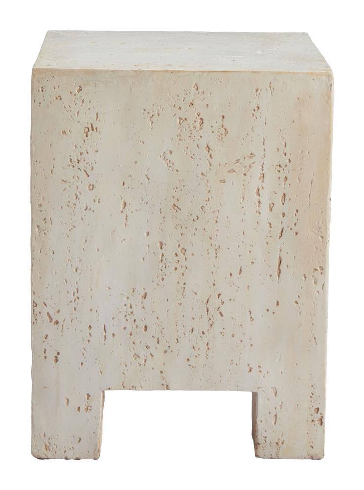Back. Hivvago - Kitara Side Table Beige - Beige.