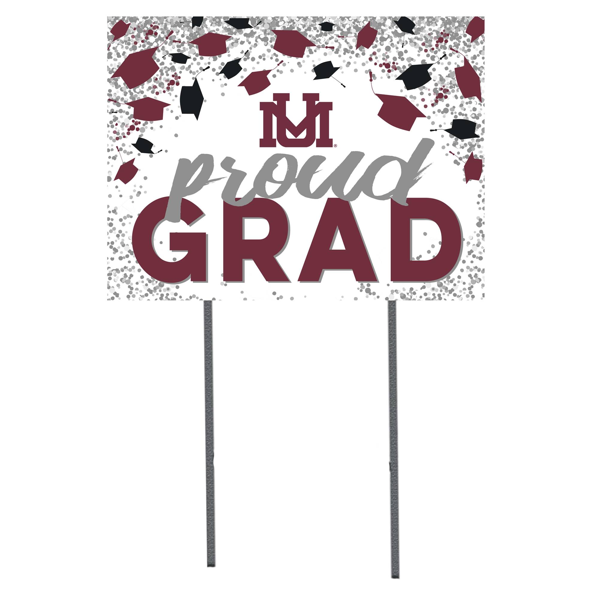 Montana Grizzlies 18'' x 24'' Grad Yard Sign