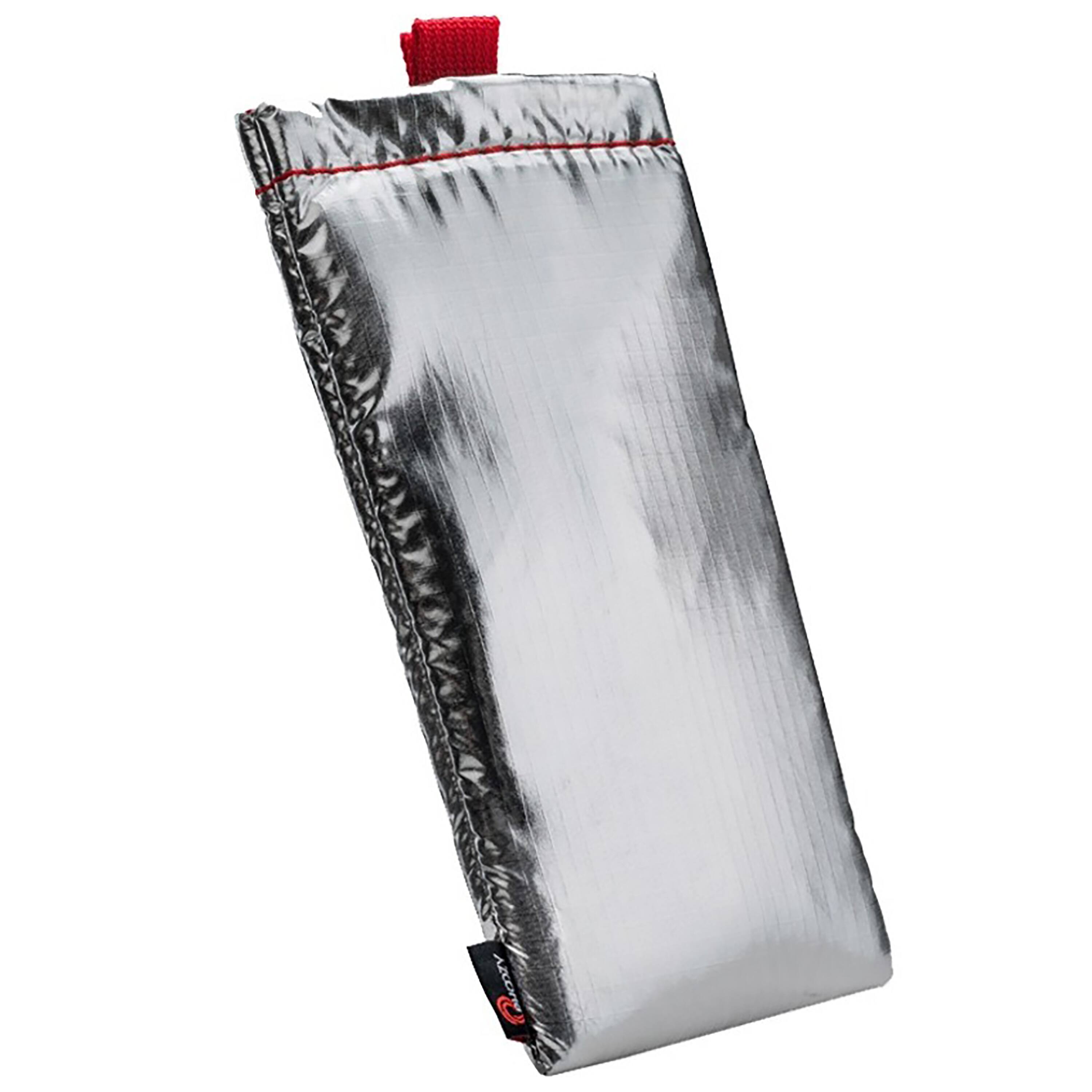 Angle. Phoozy - Apollo Series Thermal Phone Case - Silver.