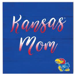 Jardine - Kansas Jayhawks 10'' x 10'' Mom Plaque - Blue