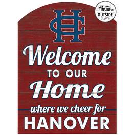 Jardine - Hanover Panthers 16'' x 22'' Indoor/Outdoor Marquee Sign - Maroon