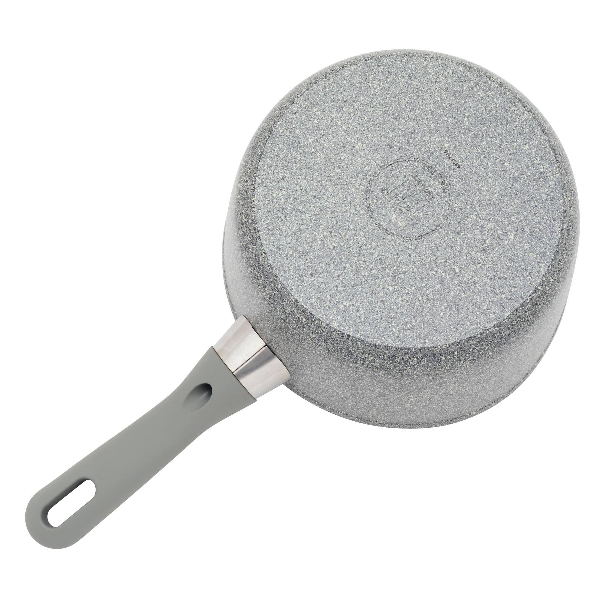 Alt View 2. ZWILLING - ZWILLING Parma Plus 2.9-qt Aluminum Nonstick Saucepan with Lid - Grey.