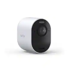 Front. Arlo - Ultra Outdoor Security Camera 4K HDR (3rd Gen, 2025 Release) - Wireless, Rechargeable Battery, Add-On Cam - White.