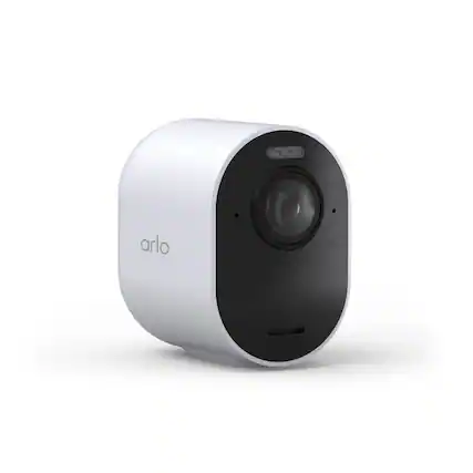 Front. Arlo - Ultra Outdoor Security Camera 4K HDR (3rd Gen, 2025 Release) - Wireless, Rechargeable Battery, Add-On Cam - White.