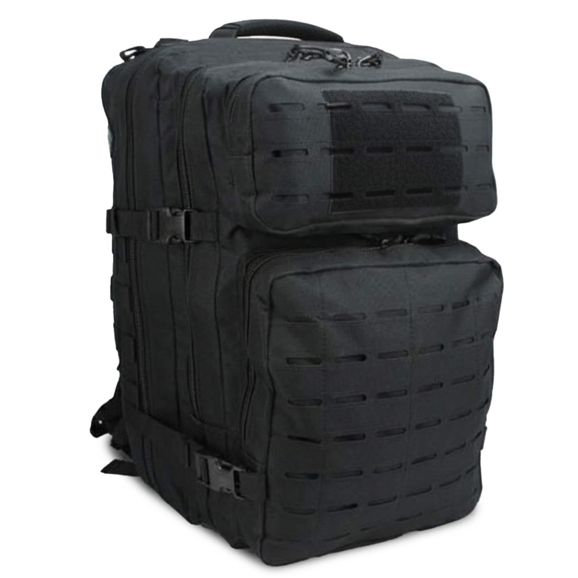 Rattlesnake Tactical - Large Lasercut MOLLE Backpack with Pistol Retention System - Black price history on PriceWatchPro
