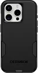 OtterBox - Commuter Series Hard Shell for MagSafe for Apple iPhone 15 Pro - Black - Front_Zoom