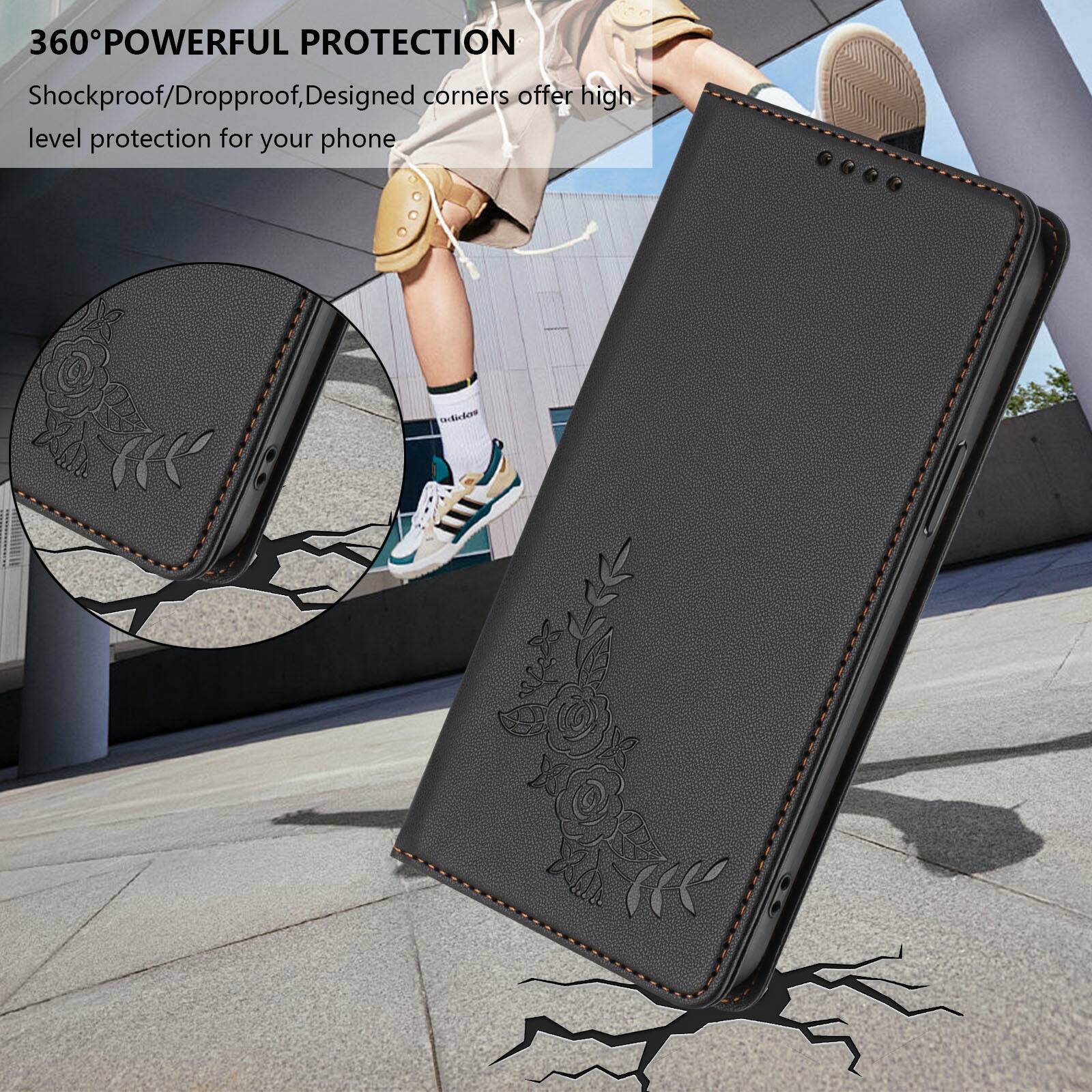 360° POWERFUL PROTECTION  
Shockproof/Dropproof, Designed corners offer high level protection for your phone