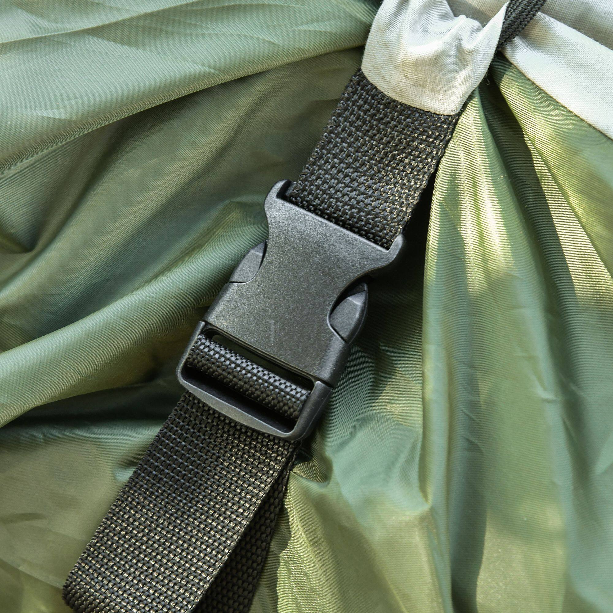 Alt View 5. Outsunny - Outsunny 2-Person Folding Camping Cot Portable Outdoor Bed Set with Sleeping Bag, Inflatable Air Mattress - Green.