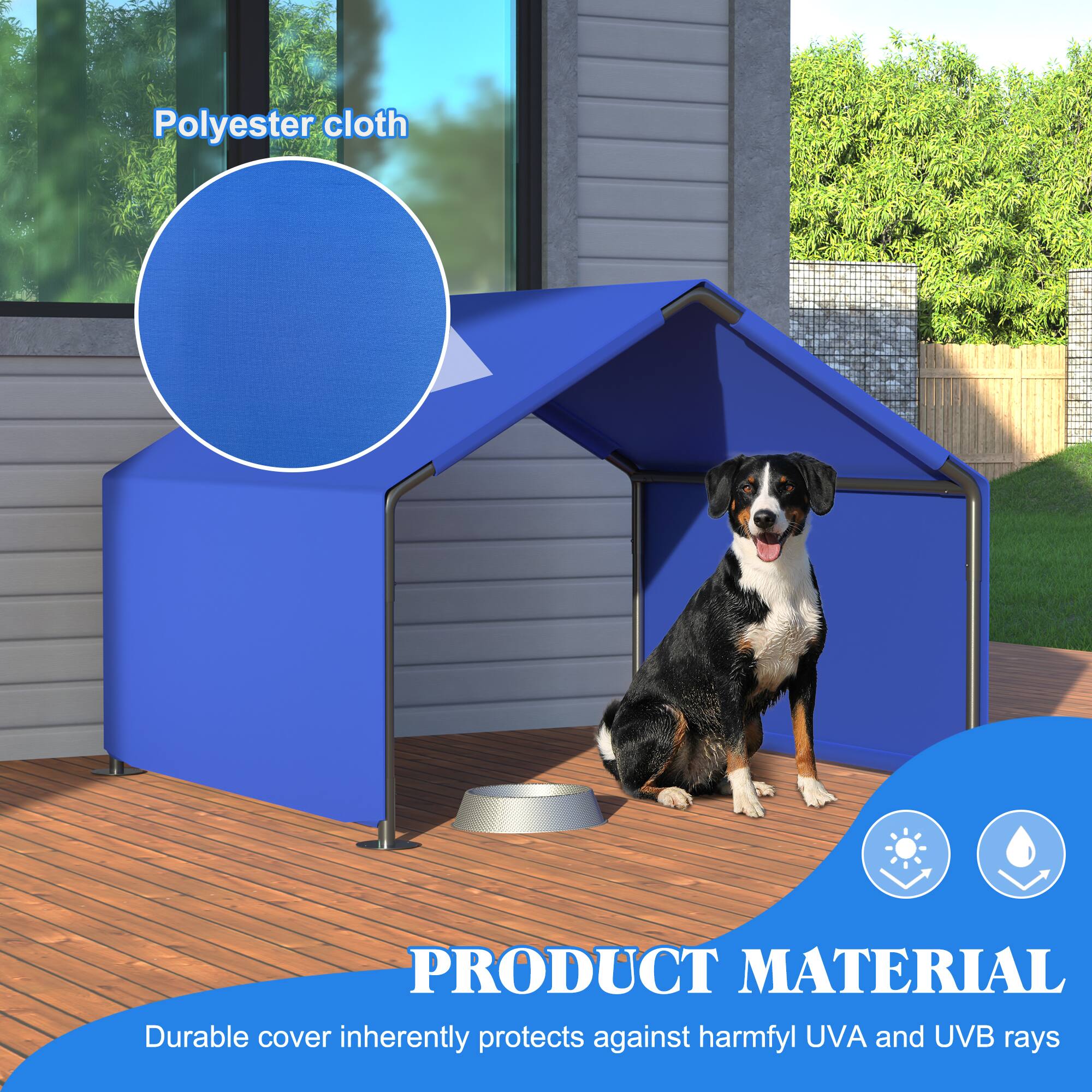 Polyester cloth

PRODUCT MATERIAL

Durable cover inherently protects against harmful UVA and UVB rays