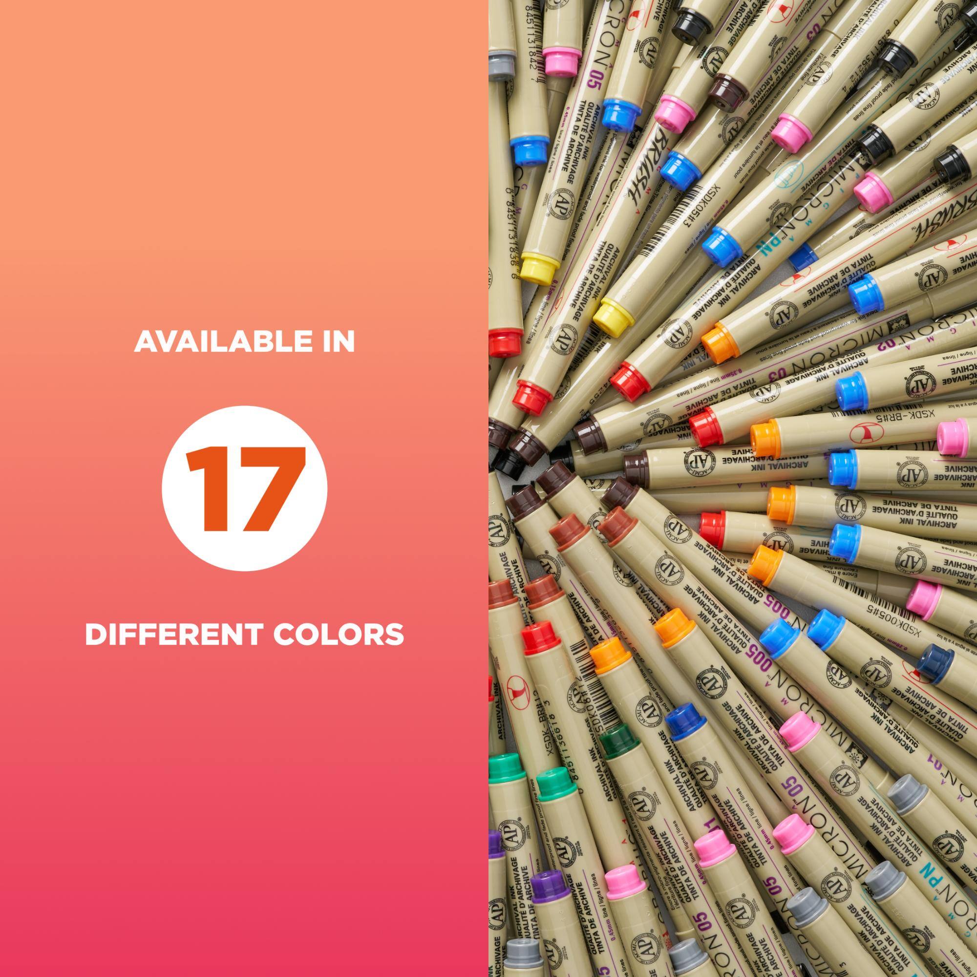 AVAILABLE IN 17 DIFFERENT COLORS