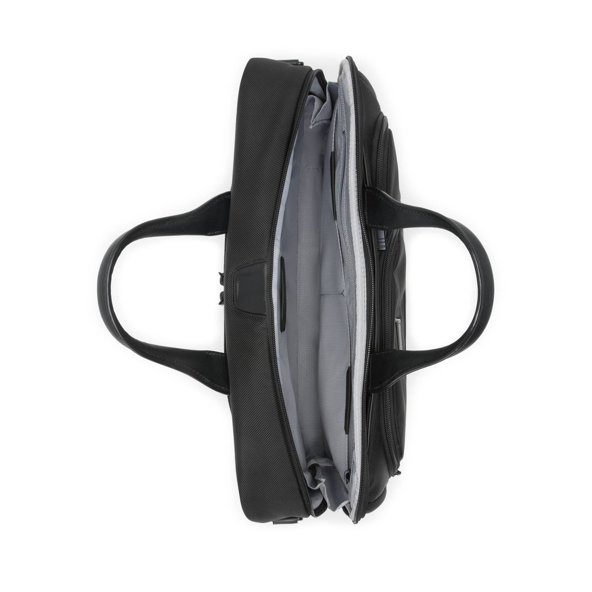 Left. TUMI - Alpha Large Briefcase - Black.