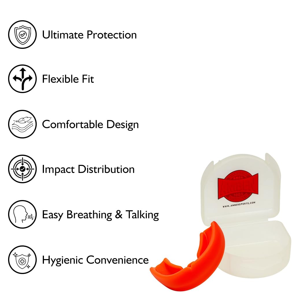 - Ultimate Protection
- Flexible Fit
- Comfortable Design
- Impact Distribution
- Easy Breathing & Talking
- Hygienic Convenience

WWW.ANNERSPORTS.COM