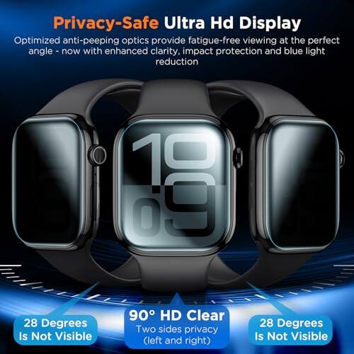 Privacy-Safe Ultra Hd Display  
Optimized anti-peeping optics provide fatigue-free viewing at the perfect angle - now with enhanced clarity, impact protection and blue light reduction

19 05  
28 Degrees Is Not Visible  
90 HD Clear Two sides privacy (left and right)  
28 Degrees Is Not Visible