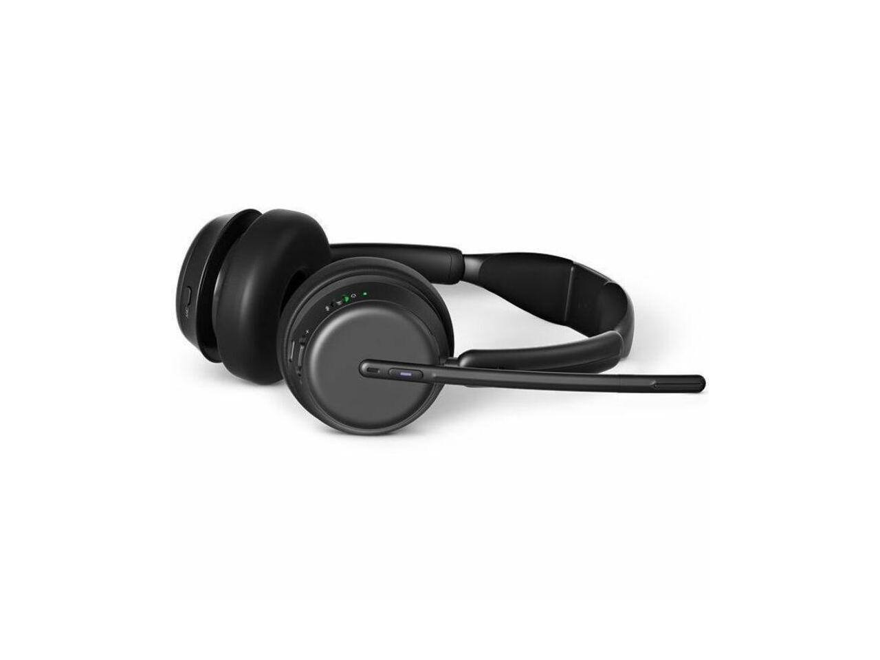 Alt View 2. EPOS - EPOS IMPACT 1060T Headset - Stereo - Wireless - Bluetooth - On-ear - Binaural - Circumaural - Noise Canceling - Black.