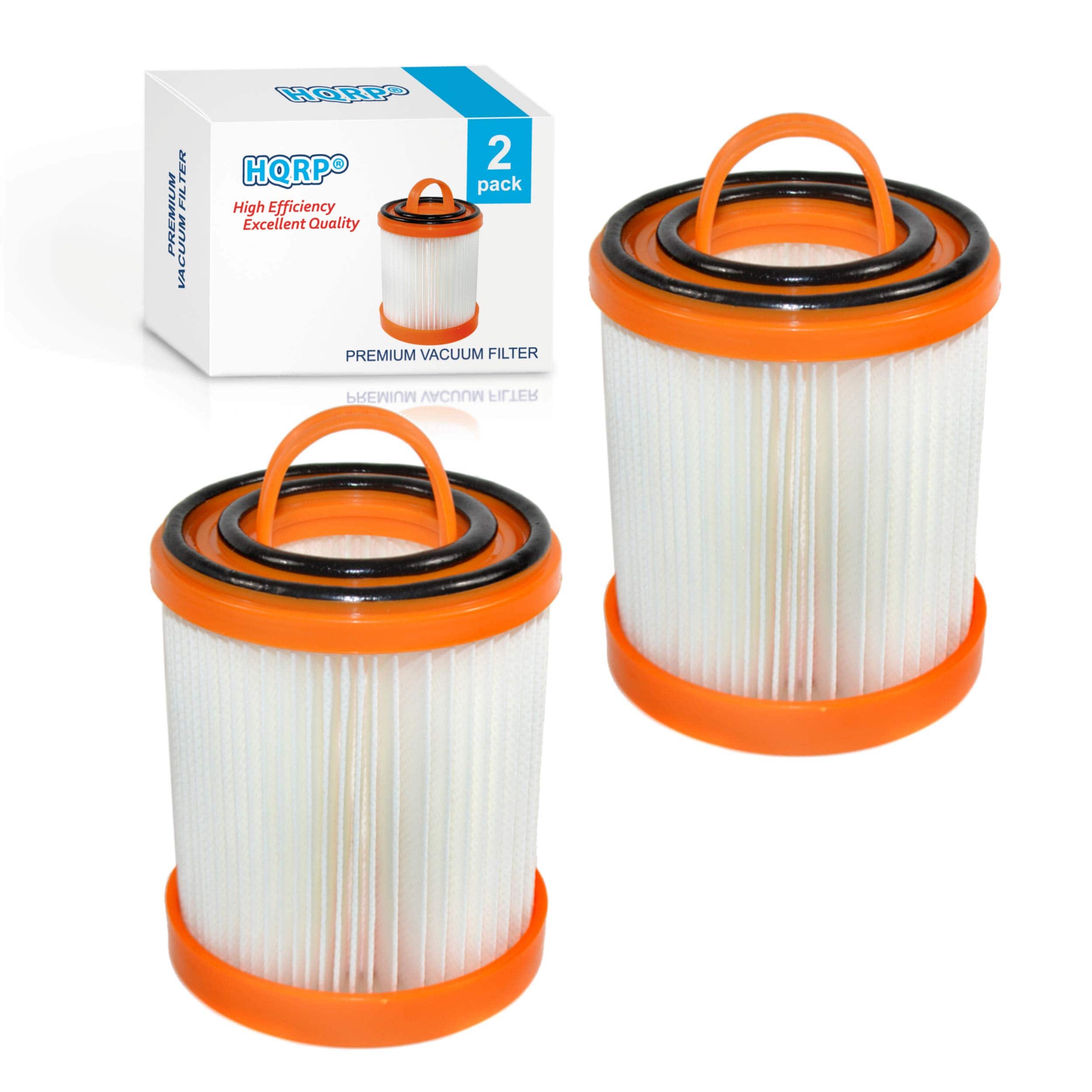 HQRP - 2-Pack Dust Cup Filters for Eureka 5700-5800 Litespeed Whirlwind Vacuums, Replaces DCF3 62136A, Washable price history on PriceWatchPro