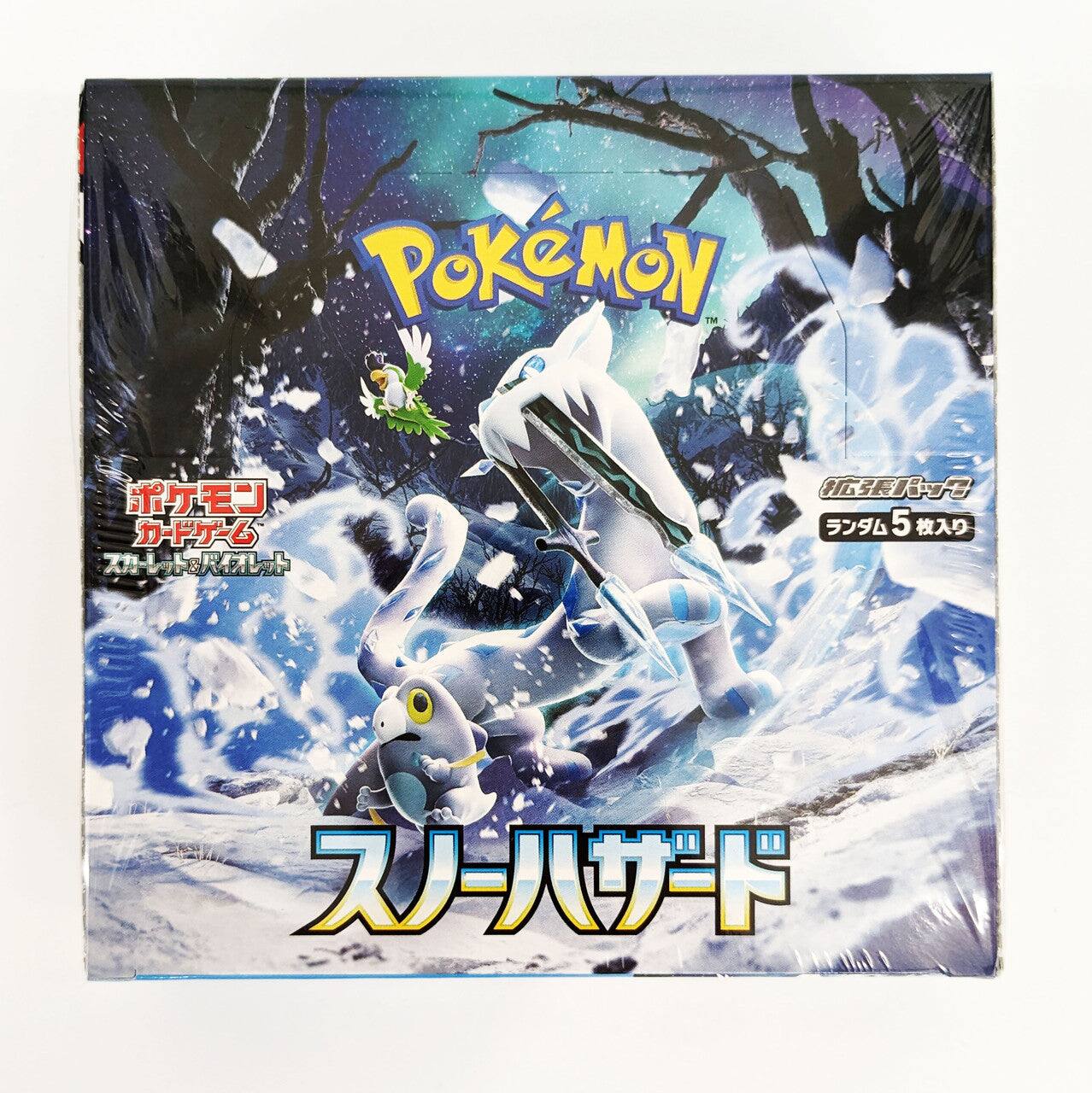 Alt View 2. Pokémon - Pokemon TCG: Scarlet & Violet Snow Hazard Booster Box [JPN] - 30 Packs.
