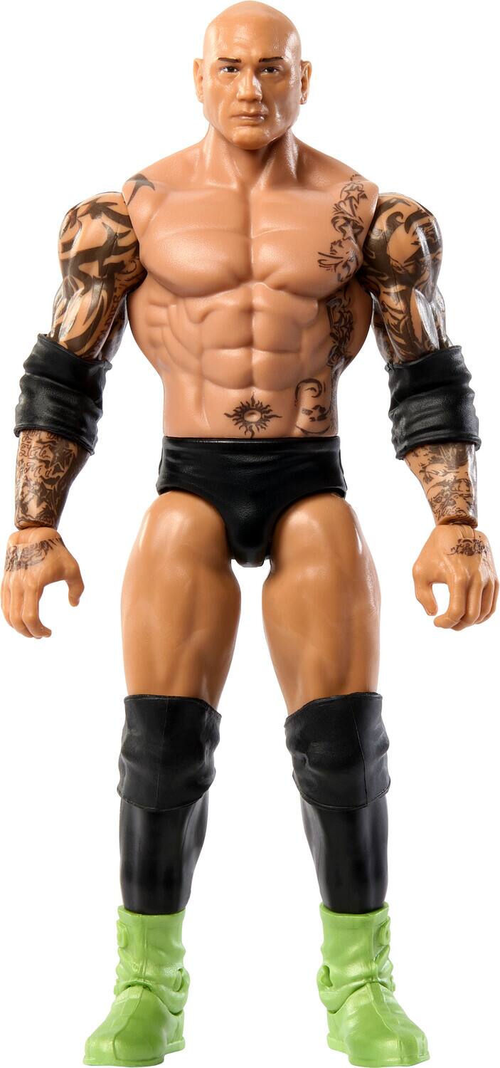 Alt View 1. Mattel - Mattel Collectible - WWE Main Event: WrestleMania 6" Batista Action Figure   - Collectibles - Multicolor.