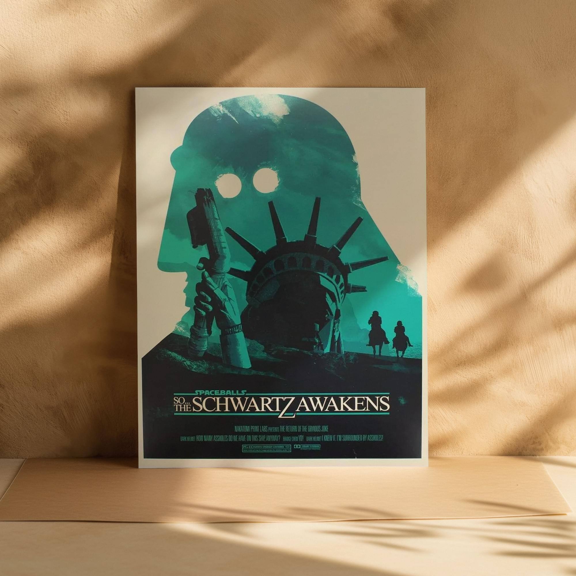 SPACEBALLS  
SO THE SCHWARTZ AWAKENS