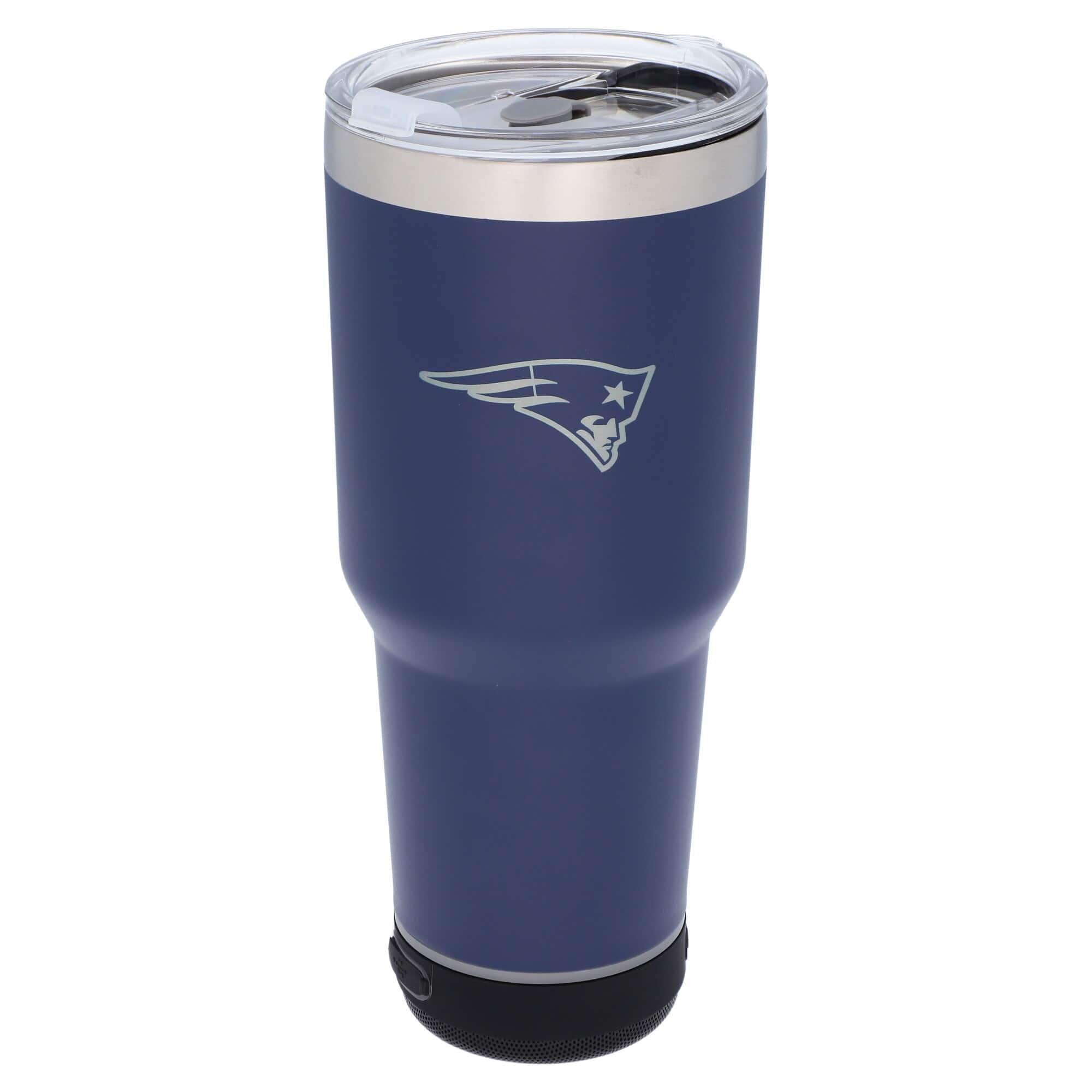 Front. The Memory Company - 30oz. Stainless Steel LED Bluetooth Tumbler - Multicolor.