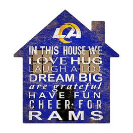 Fan Creations - Los Angeles Rams 12'' Team House Sign - Multicolor