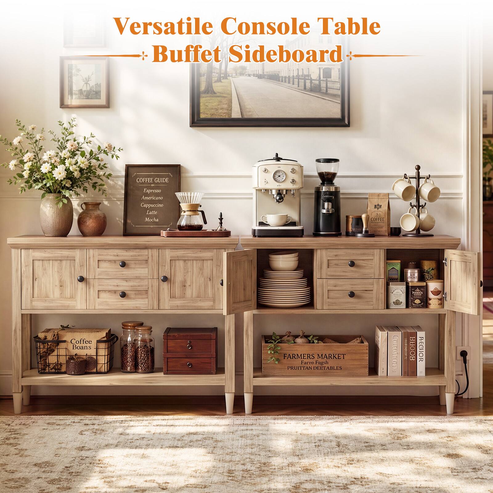 Versatile Console Table Buffet Sideboard

COFFEE GUIDE
Espresso
Americano
Cappuccino
Latte
Mocha

COFFEE

Coffee Beans

FARMERS MARKET
Farro
Fagsh
PRUITTAN DEETABLES

COMERATIONS

VEGHRACION

2016 HHOOB RECIIOR