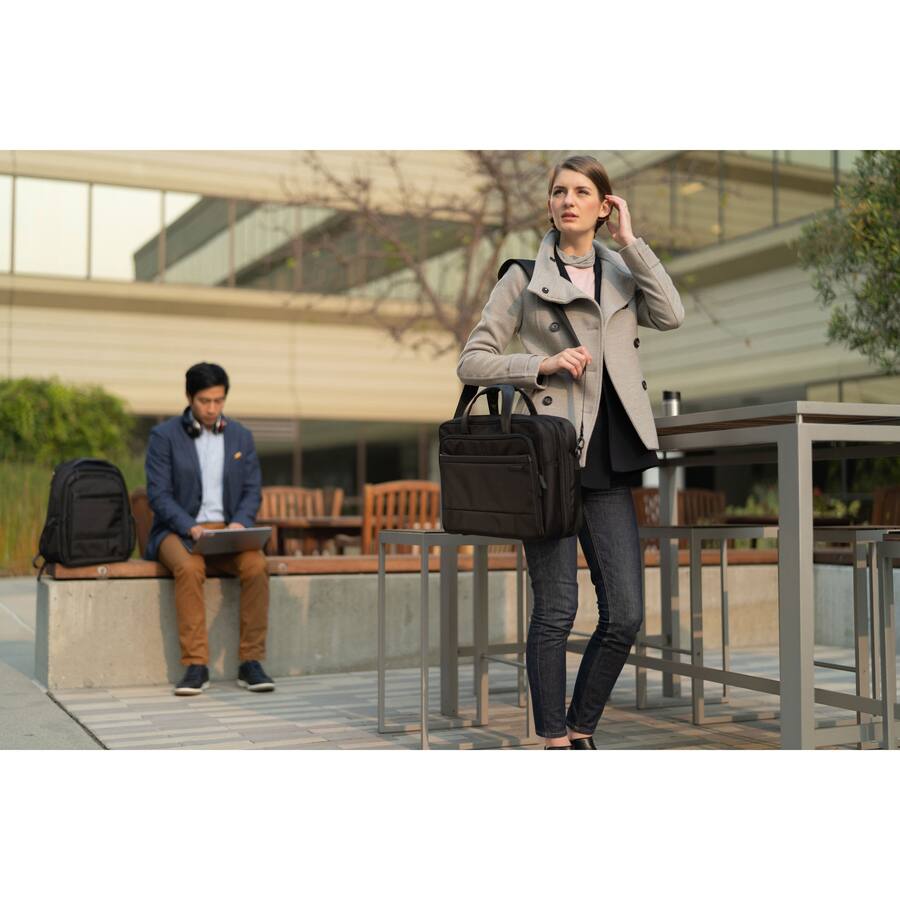 Alt View 2. Kensington - Kensington Contour 2.0 Carrying Case (Briefcase) for 15.6" Notebook - Drop Resistant, Puncture Resistant, Water - Black.
