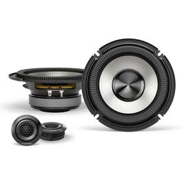 Alpine - BRV-S65C 6.5" BassRev™ Component Speaker Set - Black/Gray