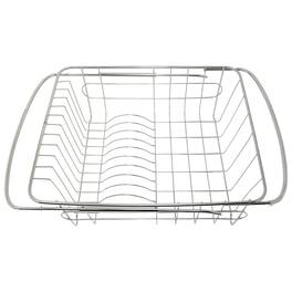 Better Houseware - Adjustable Over-the-Sink Dish Drainer - Stainless Steel