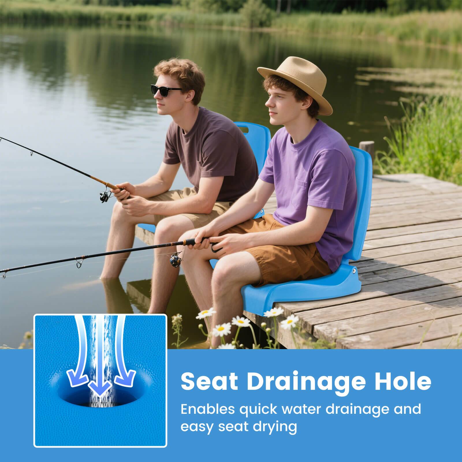 LUVALETA Seat Drainage Hole  
Enables quick water drainage and easy seat drying