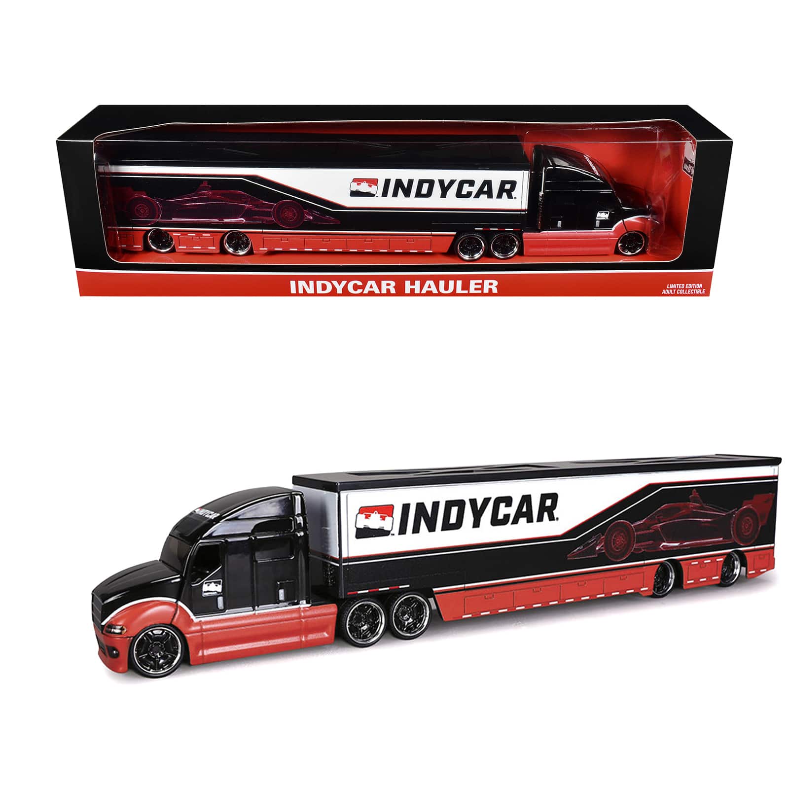 IndyCar Hauler Black and Red with Graphics 1/64 Diecast Model Car by IXO Models price history on PriceWatchPro