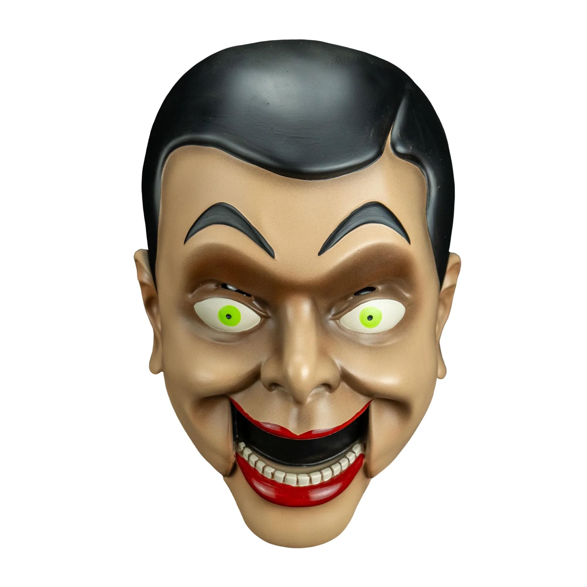 Front. Trick or Treat Studios - Goosebumps Slappy the Dummy Adult Vinyl Costume Mask - Multi-Colored.