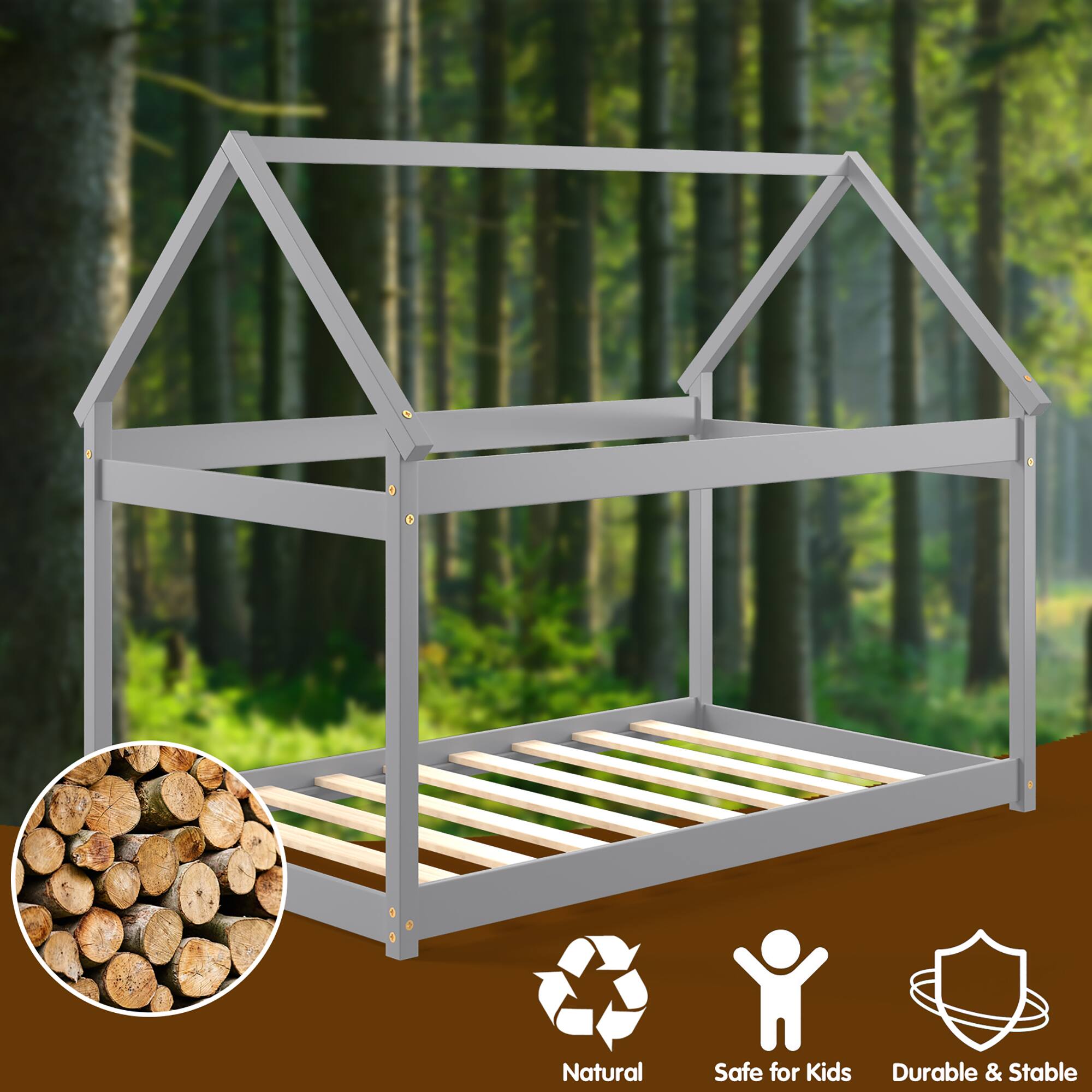 Natural  
Safe for Kids  
Durable & Stable