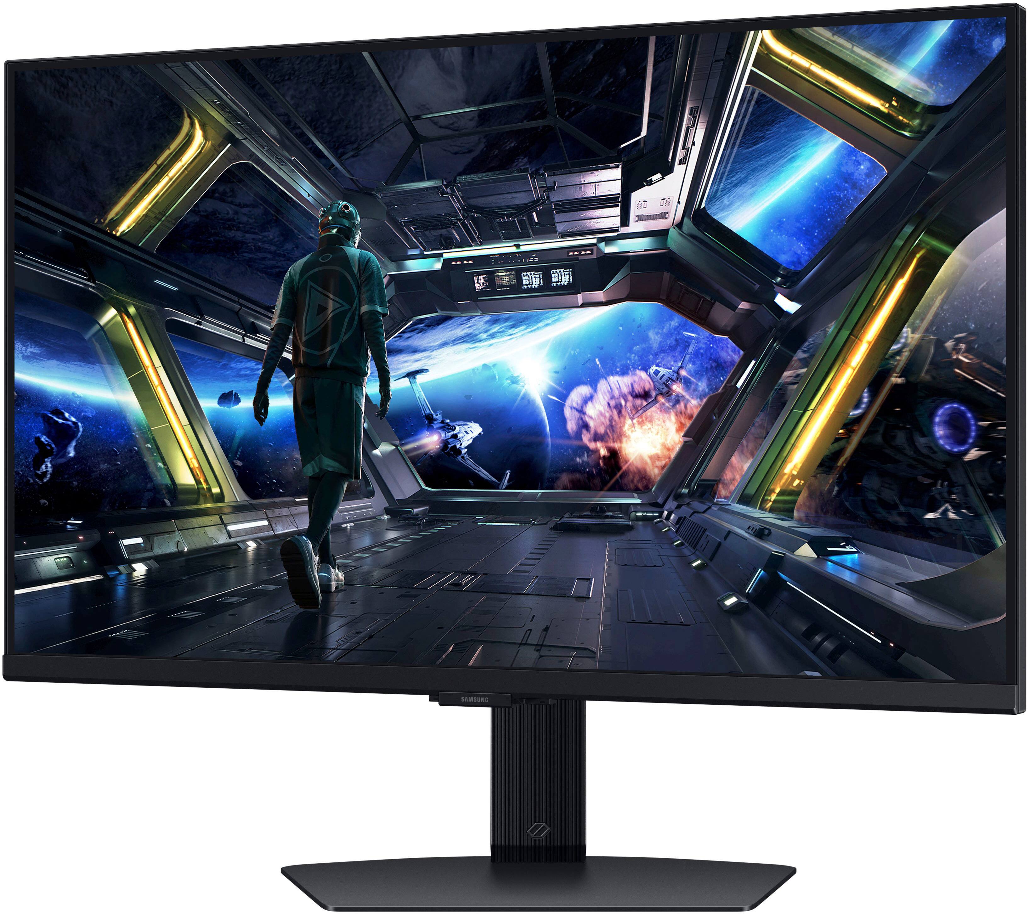 Alt View 11. Samsung - 27" Odyssey G7 (G70D) 4K UHD IPS AMD FreeSync Premium Pro and G-Sync Compatible Smart Gaming Monitor with HDR400 - Black.