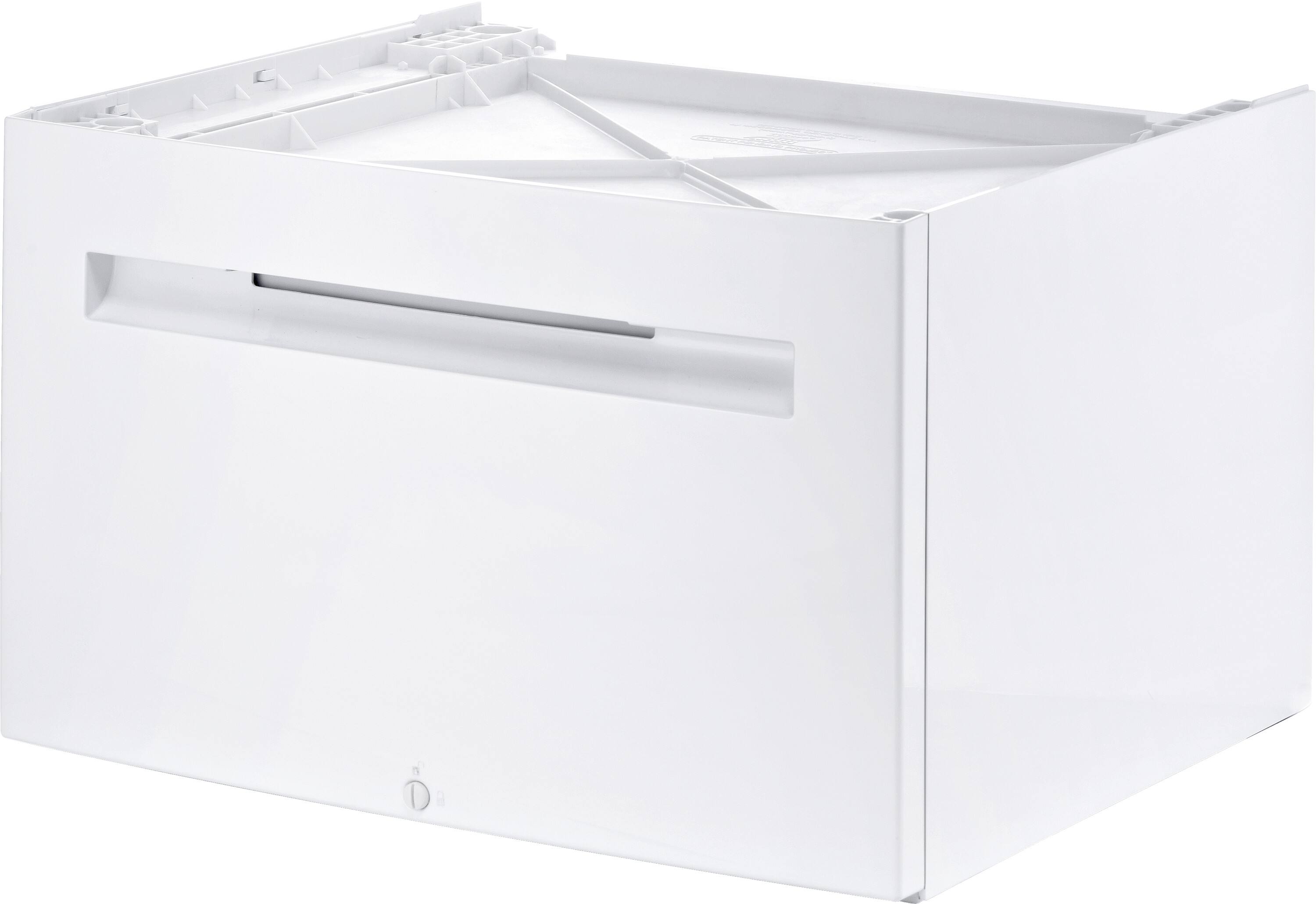 Bosch - Washer Laundry Pedestal with Storage Drawer - White